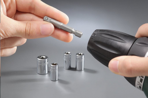 KWB PROFI CrV dug&oacute;kulcs + adapter k&eacute;szlet, 5 db-os (105110)