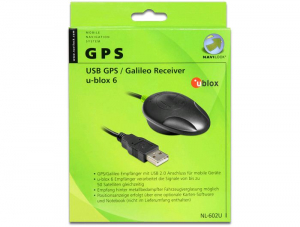 Navilock NL-602U USB 2.0 GPS vevőegység, u-blox 6 (61840)