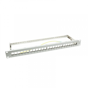 LogiLink Patch Panel 1U 24 Port árnyékolt szürke (NK4041)