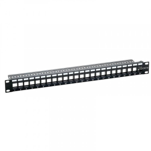 LogiLink Patch Panel 1U 19" 24 Port fekete (NK4043)