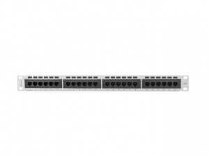 Lanberg Patch panel CAT6 24 PORT 1U 19" sz&uuml;rke (PPU6-1024-S)
