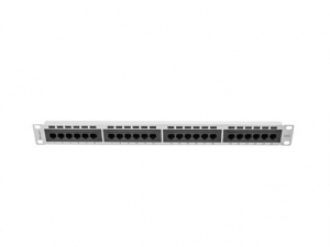 Lanberg Patch panel CAT6 24 PORT 1U 19" sz&uuml;rke (PPU6-1024-S)