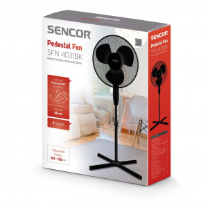 Sencor SFN 4031BK állványos ventilátor fekete