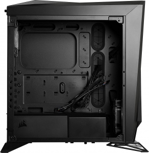 Corsair Carbide Series SPEC-OMEGA RGB Tempered Glass táp nélküli ablakos ház fekete (CC-9011140-WW)