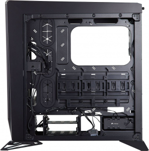 Corsair Carbide Series SPEC-OMEGA RGB Tempered Glass táp nélküli ablakos ház fekete (CC-9011140-WW)