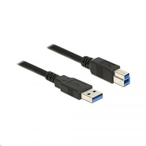 Delock 85065 USB-A > USB-B kábel 0.5m fekete