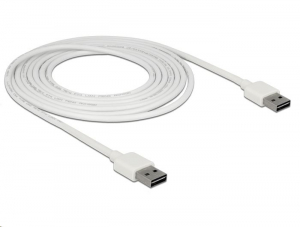 Delock 85195 EASY-USB 2.0 A > EASY-USB 2.0 A kábel, 3 m, fehér