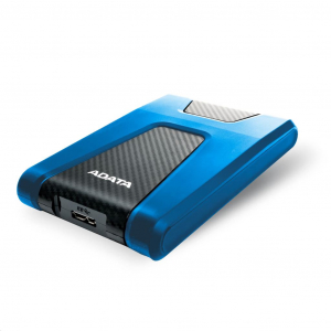 2TB 2.5" ADATA HD650 külső winchester fekete-kék (AHD650-2TU31-CBL)