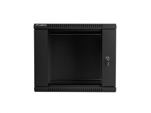 Lanberg 9U 19" fali rack szekrény 600x450mm fekete (WF01-6409-10B)