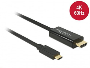 Delock 85291 USB Type-C > HDMI (60 Hz) kábel 2 m, fekete