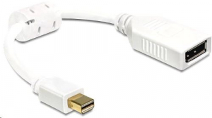 DeLock 65427 mini DisplayPort apa -> Displayport anya adapter, fehér