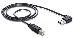 Delock 83376 EASY-USB USB 2.0 -A hajlított apa > USB 2.0-B apa kábel 3 m