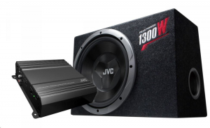 JVC CSPBW120 KS-AX202 erősítő és CS-BW120 mélynyomóláda csomag (4975769425738)