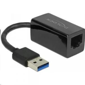 Delock 65903 USB 3.0 > Gigabit LAN átalakító, kompakt, fekete