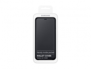 Samsung Wallet Galaxy A6+ flip tok fekete (EF-WA605CBEGWW)