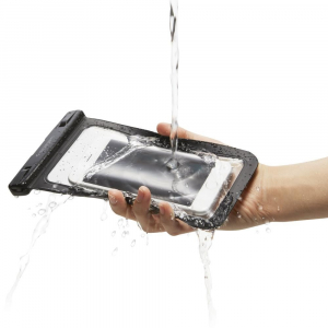 Spigen univerzális vízálló tok fekete-átlátszó (000EM21018)