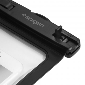 Spigen univerzális vízálló tok fekete-átlátszó (000EM21018)