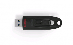 Pen Drive 32GB USB 3.0 SanDisk Ultra fekete  (SDCZ48-032G-U46 / 123835)