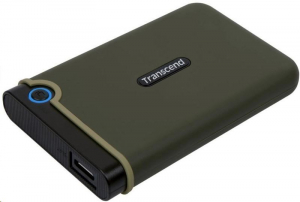 1TB  2.5" Transcend StoreJet külső merevlemez ház (TS1TSJ25M3G) ütésálló fekete-zöld