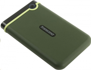 1TB  2.5" Transcend StoreJet külső merevlemez ház (TS1TSJ25M3G) ütésálló fekete-zöld
