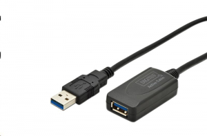 Digitus kábel repeater USB 3.0 aktív hosszabbító kábel 5m (DA-73104)