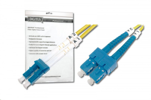 Digitus DK-2932-02 Fiber Optic Singlemode patch kábel LC / SC 2m sárga