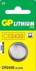 GP CR2430 Litium gombelem 3V (115055)