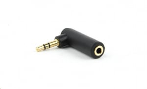 Gembird Cablexpert audio adapter Jack 3,5mm, 90° (A-3.5M-3.5FL)