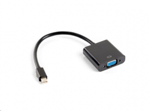 Lanberg mini DisplayPort --> VGA k&aacute;bel 20cm (AD-0006-BK)