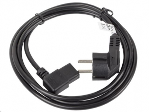 Lanberg h&aacute;l&oacute;zati k&aacute;bel 1.8m, hajl&iacute;tott (CA-C13C-12CC-0018-BK)