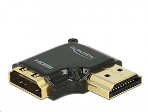 Delock 65661 High-Speed Ethernet HDMI-A anya > HDMI-A apa 4K 90° jobb, fekete