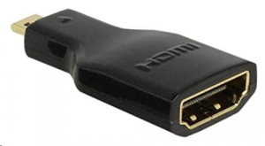 Delock 65664 High-Speed HDMI Ethernett - HDMI micro-D apa -> HDMI-A anya 4K fekete