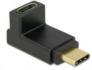 Delock 65914 USB 10 Gbps (USB 3.1 Gen 2) USB Type-C csatlakozó > csatlakozó ívelt, felfelé / lefelé