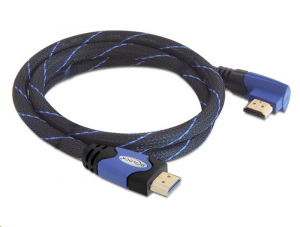 DeLock 82957 HDMI Ethernet kábel derékszögű csatlakozóval 3m