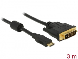 Delock 83584 Mini HDMI C --> DVI-D 3m kábel