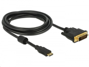 Delock 83584 Mini HDMI C --> DVI-D 3m kábel