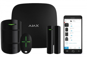 AJAX biztonságtechnikai kezdőcsomag fekete (AJ-KIT-BL)