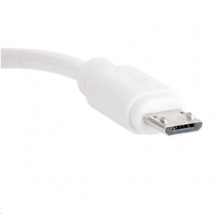 Gembird Cablexpert USB 2.0 --> micro-USB 1.8m tekercs kábel, fehér (CC-MUSB2C-AMBM-6-W)