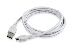 Gembird Cablexpert USB 2.0 --> micro-USB 1.8m, fehér (CCP-MUSB2-AMBM-6-W)