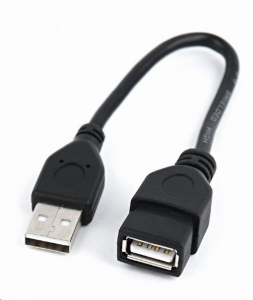 Gembird Cablexpert USB 2.0 A-A hosszabbító kábel 15cm (CCP-USB2-AMAF-0.15M)