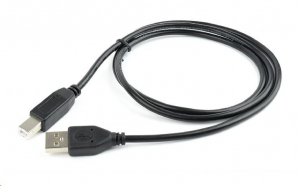 Gembird Cablexpert USB 2.0 A-B összekötő kábel 1m, fekete (CCP-USB2-AMBM-1M)