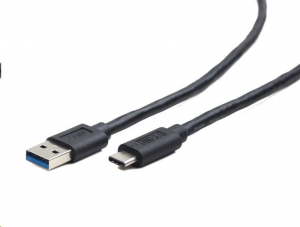 Gembird Cablexpert USB 3.0 AM --> Type-C (AM/CM) kábel 50cm fekete  (CCP-USB3-AMCM-0.5M)