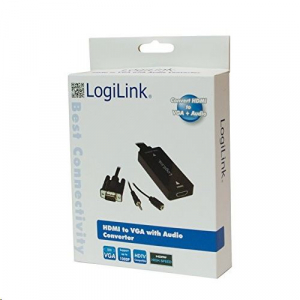 LogiLink HDMI - VGA &aacute;talak&iacute;t&oacute; audioval (CV0058)