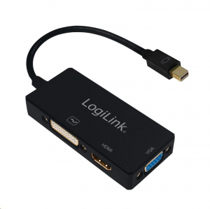 LogiLink 4K Mini DisplayPort -> DVI/HDMI/VGA átalakító  (CV0110)