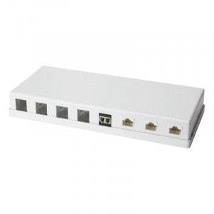 LogiLink Keystone fali szerelődoboz 8UTP fehér (NK4035)