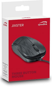 Speedlink JIXSTER optikai egér fekete USB (SL-610010-BK)