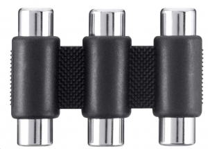 Belkin 3x RCA aljzat  --> 3x RCA aljzat közösítő adapter (F3Y091bf)