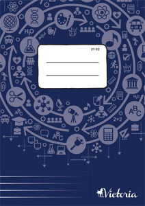 Victoria f&uuml;zet, tűz&ouml;tt, A5, vonalas, 32 lap, 4-8. oszt&aacute;ly, Circle, "21-32" (ISVF2132U)