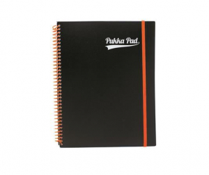 Pukka Pad spirálfüzet, A4+, vonalas, 100 lap, "Neon notepad" (PUPN7662V)