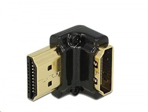 Delock 65662 High-Speed Ethernet HDMI-A anya > HDMI-A apa 4K 90° felfelé, fekete